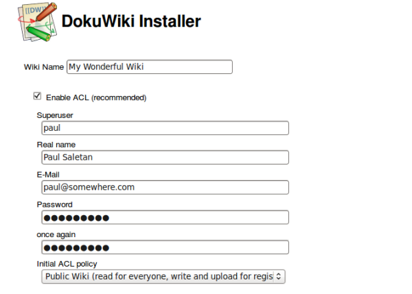 dokuwiki-install-screen